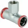 Geberit Mapress C-Stahl T-Stück IG, Verzinkt 35 – 1/2″ – 35mm, # 21312 5